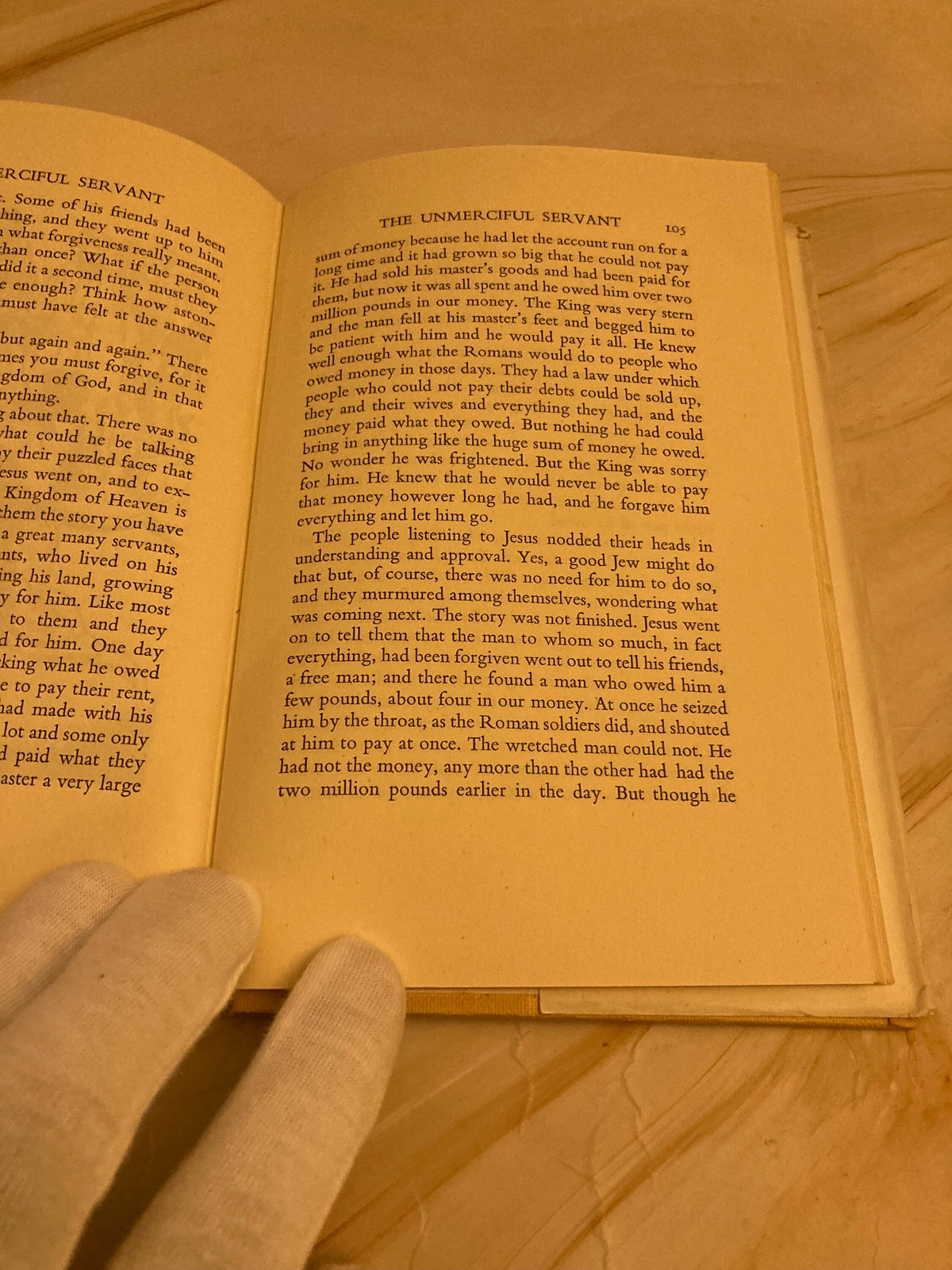 1949 About The Parables Mary F. Rolt Vintage Christian Book Bible Stories