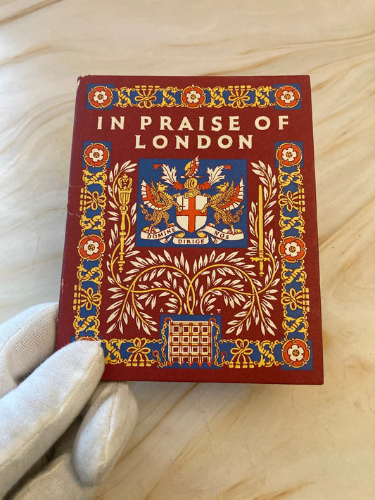 Vintage London Book 1947 Illustrated London History Book Decorative Gift Book - (Ref x327)