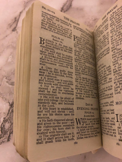 1942 Book of Common Prayer Mini Vintage Prayer Book Small Pocket Prayer Book Christian Gift - Ref x503
