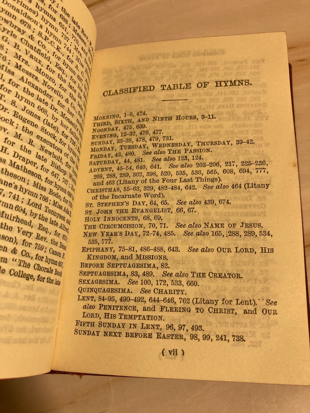 Antique Book of Common Prayer Red Leather Hymns Vintage Christian Prayer Book - (Ref x258)