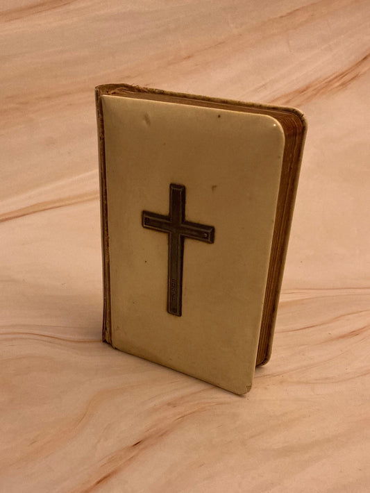 Vintage Book of Common Prayer Small Pocket Bible Psalms Hymns Christian Gift Antique Prayer Book - (Ref x247)