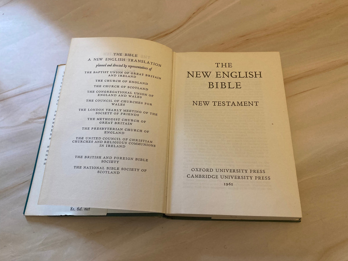 Vintage New English Bible New Testament Hardback 1961 - (Ref X128)