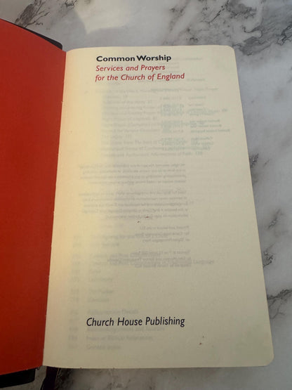 2000 Common Worship Services and Prayers for the Church of England Prayer Book Anglican Worship Hardcover - Ref X678