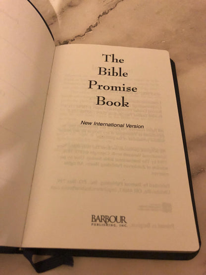 1983 Bible Promise Book NIV Christian Devotional Pocket Bible Gift Book - Ref x501