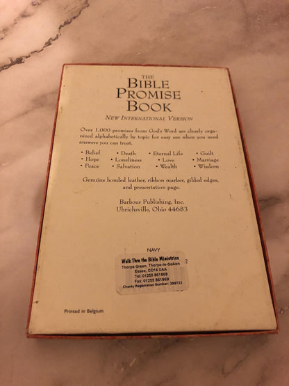 1983 Bible Promise Book NIV Christian Devotional Pocket Bible Gift Book - Ref x501