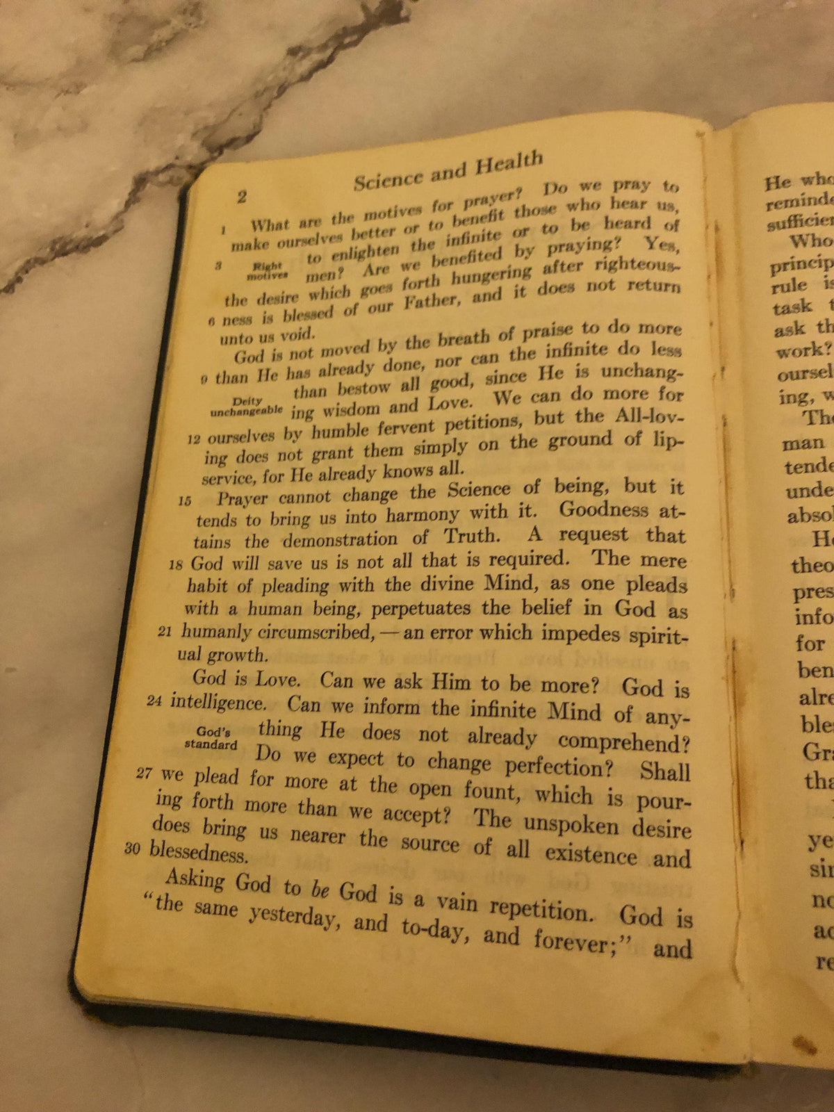 Science and Health with Key to the Scriptures Mary Baker Eddy Vintage Christian Book Religious Study Book - Ref x497