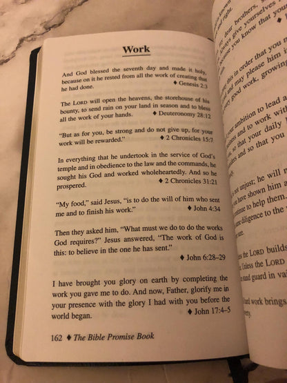 1983 Bible Promise Book NIV Christian Devotional Pocket Bible Gift Book - Ref x501