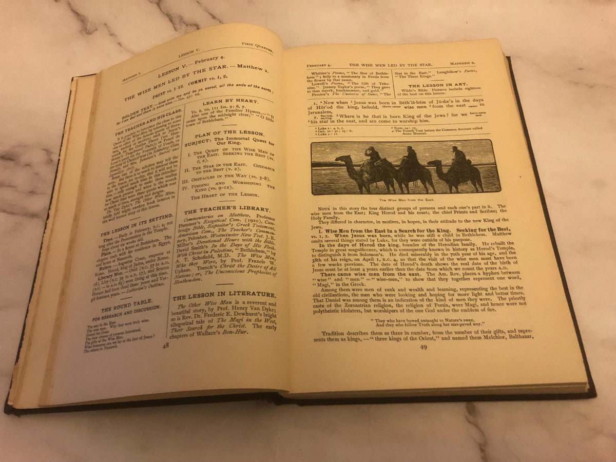 1912 Peloubet’s Selected Notes Bible Commentary - Ref x458