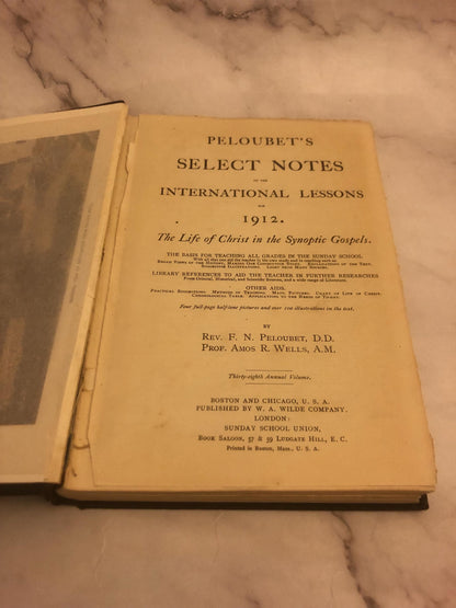 1912 Peloubet’s Selected Notes Bible Commentary - Ref x458