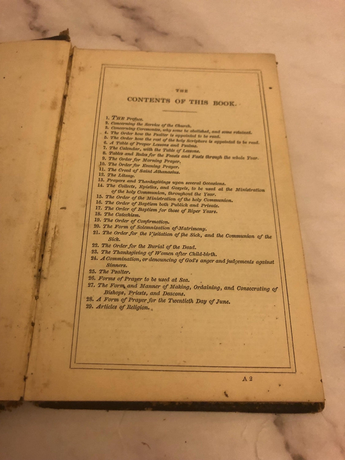1871 Book of Common Prayer Phonetic Shorthand Rare Antique Prayer Book 1800s - (Ref x455)