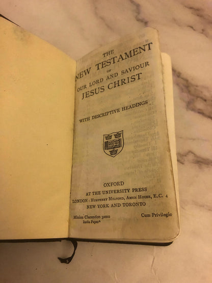 Antique 1800s Book of Common Prayer – Mini Pocket Prayer Book – Victorian Christian Devotional - (Ref x454)