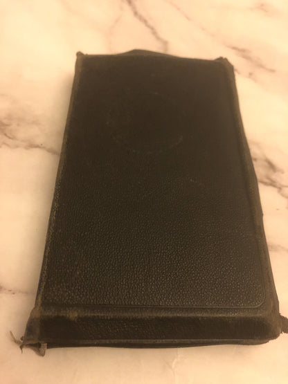 1920s Book of Common Prayer & Hymns Mini Pocket Prayer Book Antique Church Book - (Ref x453)