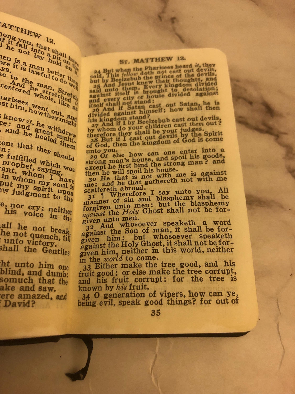 Antique 1800s Book of Common Prayer – Mini Pocket Prayer Book – Victorian Christian Devotional - (Ref x454)