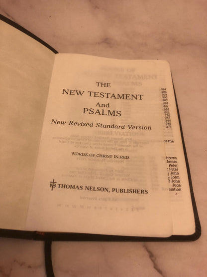 1989 RSV Holy Bible New Testament & Psalms - (Ref x451)