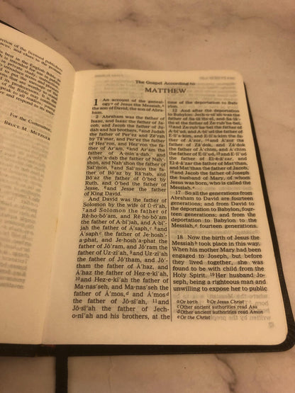 1989 RSV Holy Bible New Testament & Psalms - (Ref x451)