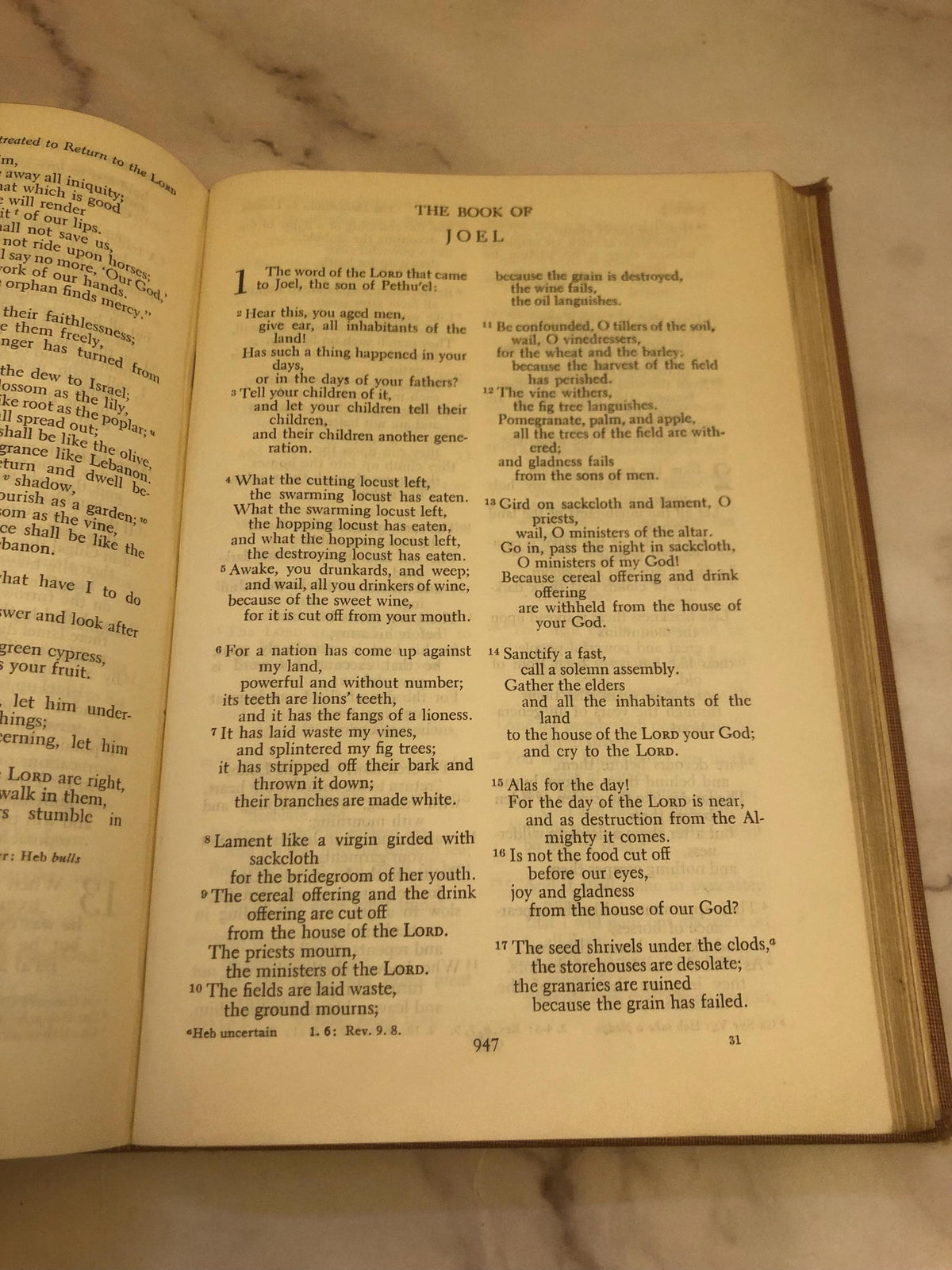 1953 Holy Bible – Vintage Christian Bible – Hardback Edition - Ref x448