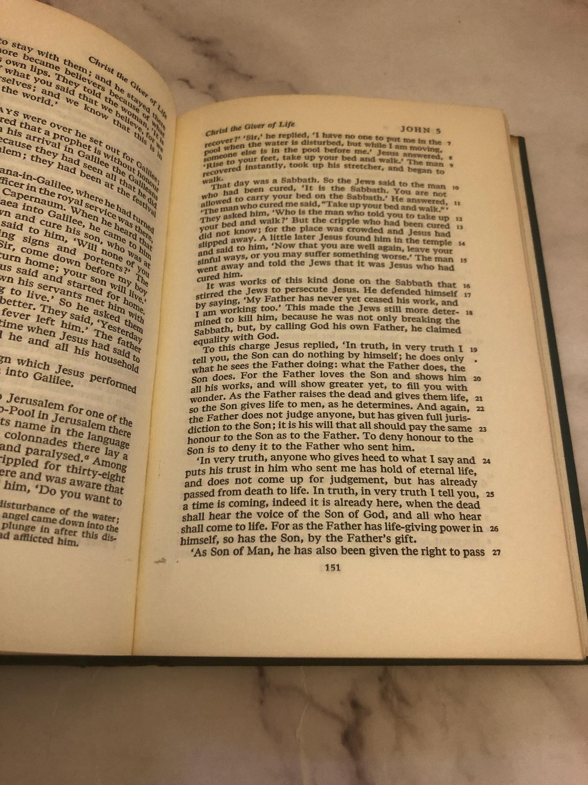 1961 New English Bible New Testament Hardcover Vintage Bible Christian Book - (Ref x447)