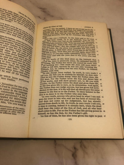 1961 New English Bible New Testament Hardcover Vintage Bible Christian Book - (Ref x447)