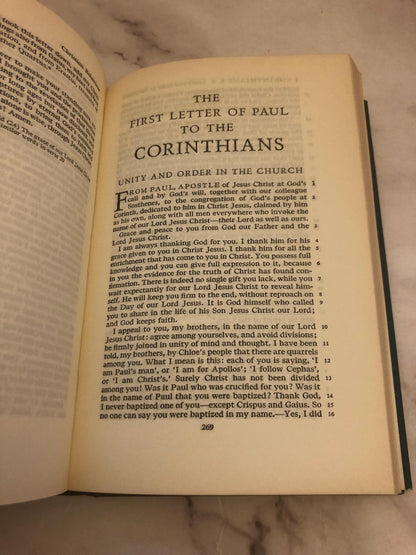 1961 New English Bible New Testament Hardcover Vintage Bible Christian Book - (Ref x447)