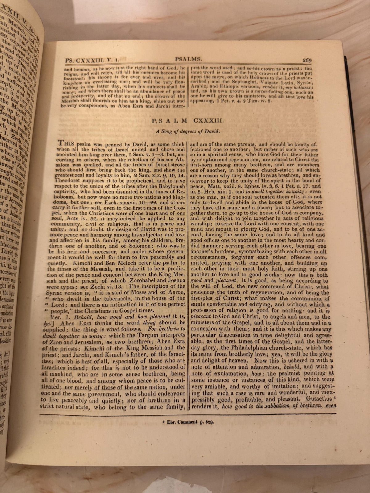 1810 John Gill Exposition of the Old Testament Vol IV Antique Bible Commentary - Ref X705