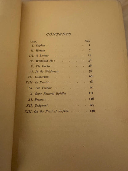 1893 Stephen Remarx Antique Victorian Christian Fiction Book by James Adderley - Ref X703