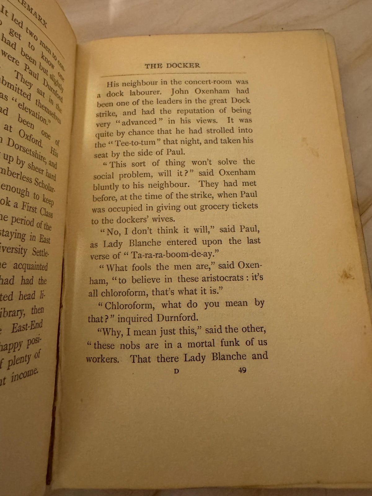1893 Stephen Remarx Antique Victorian Christian Fiction Book by James Adderley - Ref X703