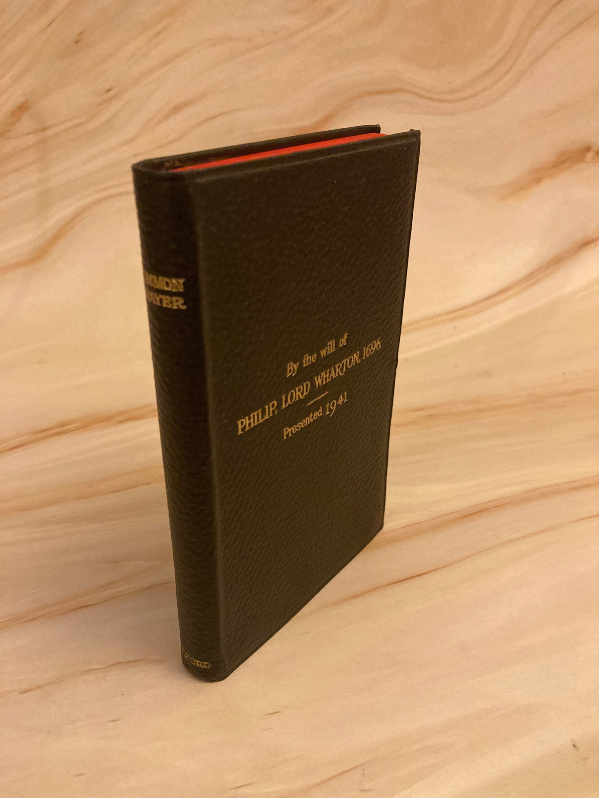 Antique Book of Common Prayer – Pocket Size Hymn Book – Vintage Christian Prayer Book - (Ref X33)