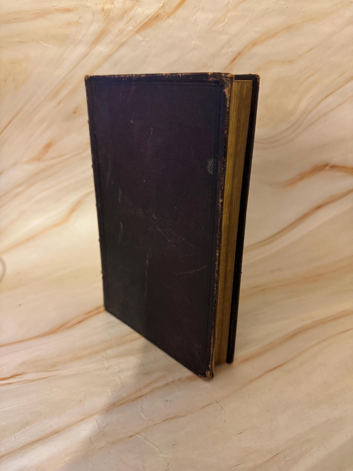1862 Book of Common Prayer Antique Victorian Leather Bound Church of England Prayer Book - Ref X696