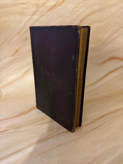 1862 Book of Common Prayer Antique Victorian Leather Bound Church of England Prayer Book - Ref X696