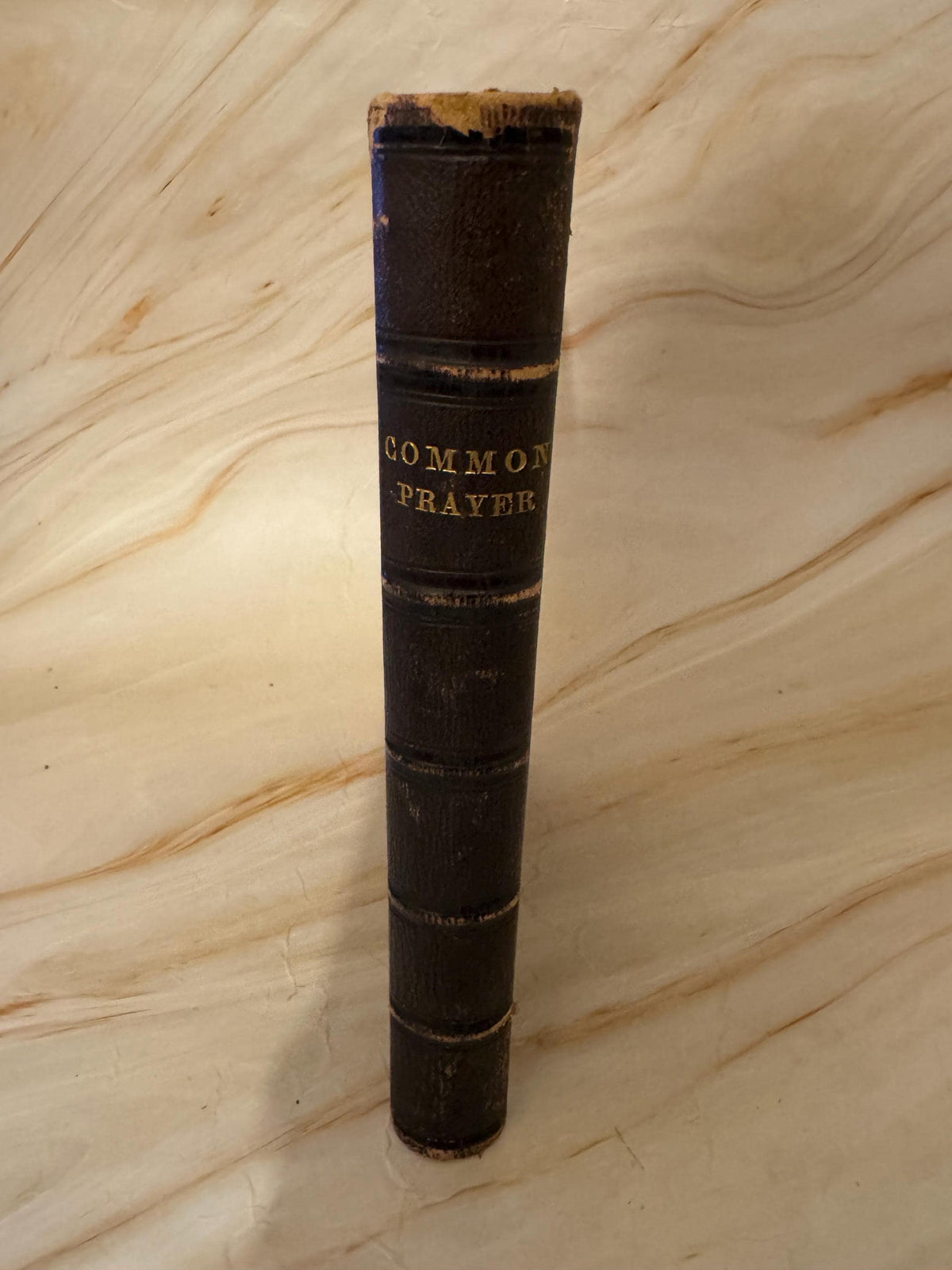 1862 Book of Common Prayer Antique Victorian Leather Bound Church of England Prayer Book - Ref X696