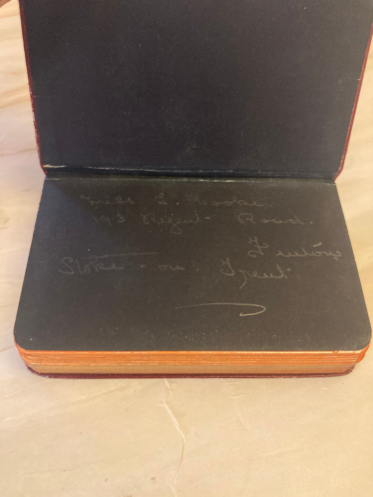 1916 Mini Common Prayer and Hymns Set Antique Anglican Prayer Book Small Vintage Set - Ref x319