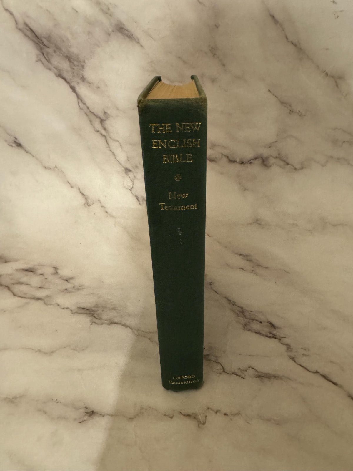 1961 New English Bible – New Testament (Oxford & Cambridge, Green Hardcover) - Ref x534