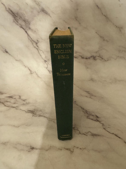 1961 New English Bible – New Testament (Oxford & Cambridge, Green Hardcover) - Ref x534