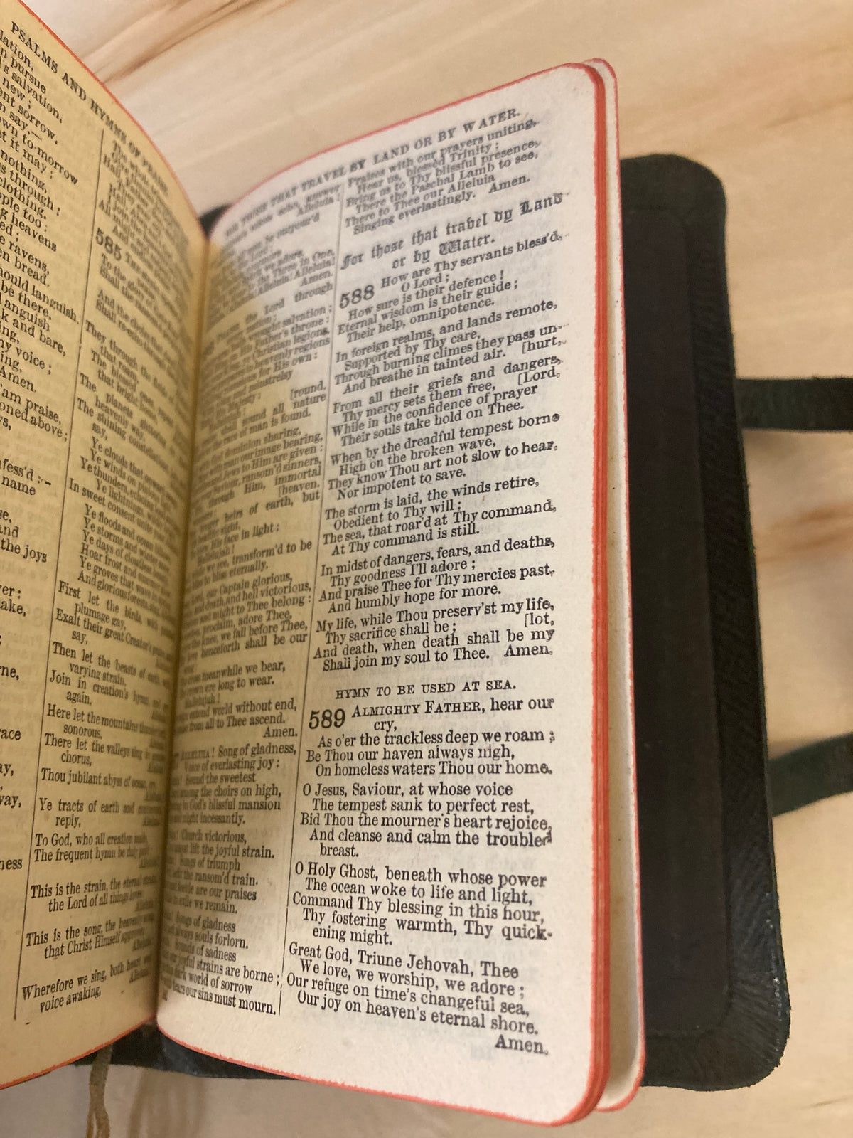1909 Book of Common Prayer Anglican Church Prayer Book Antique Religious Book - Ref x317