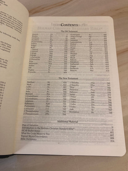 HCSB Holy Bible – 2009 Edition – Christian Study Bible - Ref x313