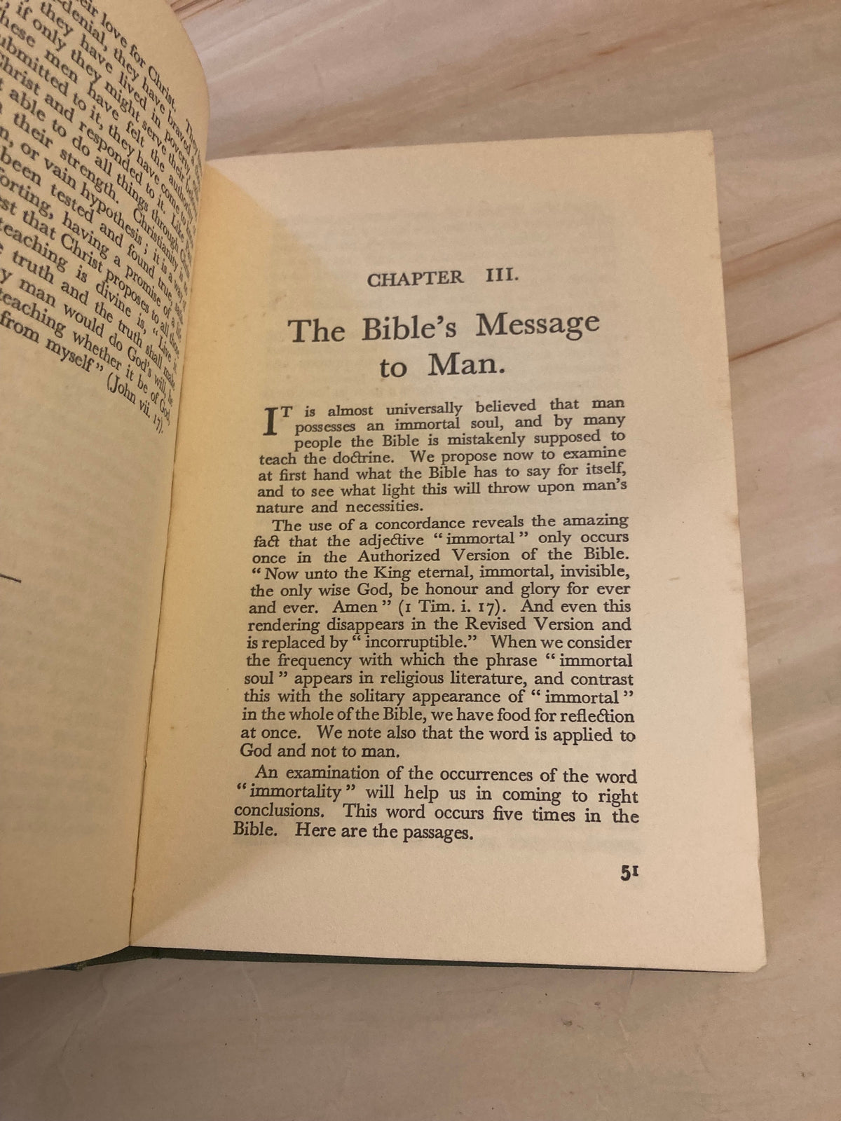 1939 Back to the Bible –  Vintage Christian Book - Ref x312