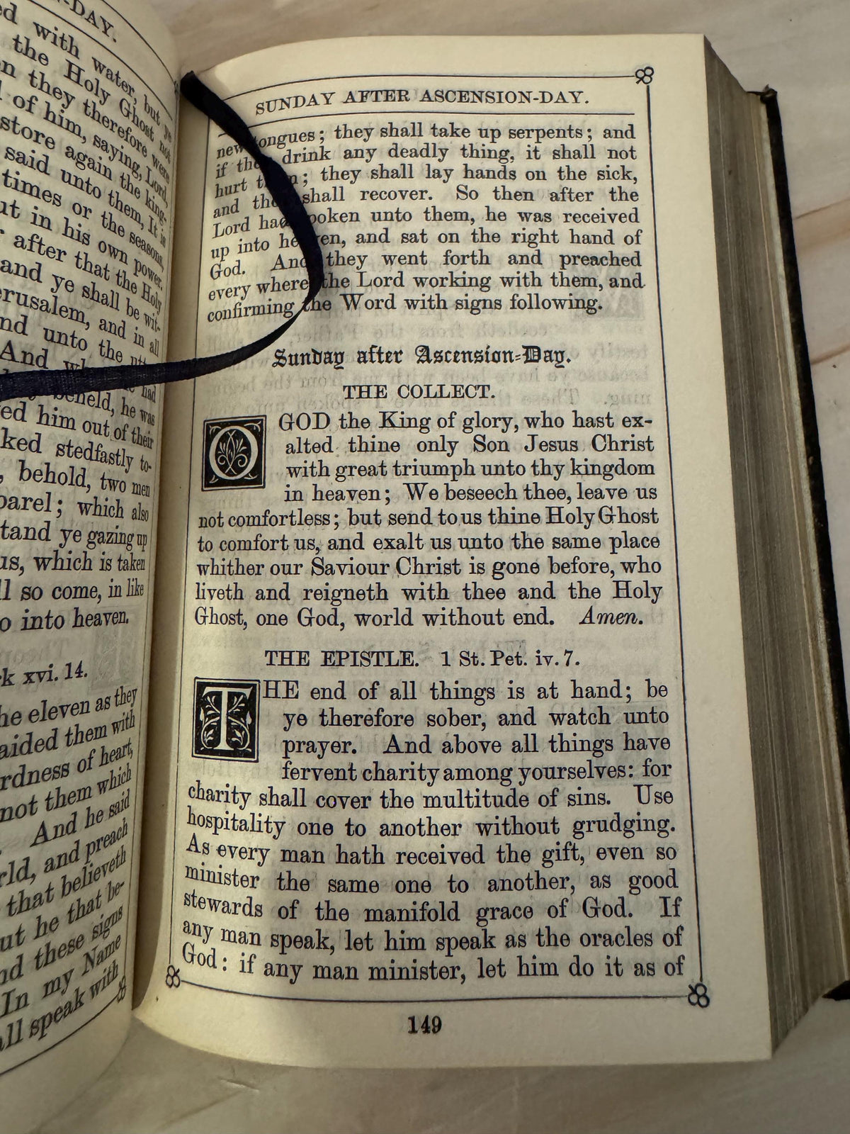 1911 Pocket Size Book of Common Prayer Antique Church of England Oxford Prayer Book Lord Wharton - Ref X692
