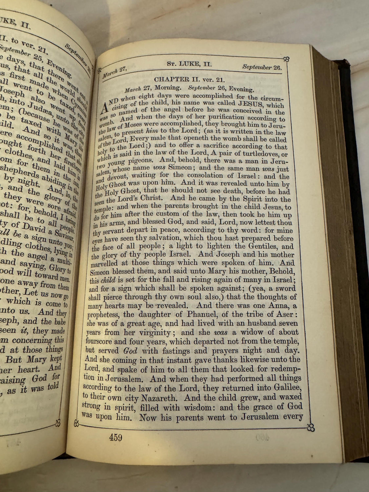 1800s Oxford New Testament And Book Of Common Prayer Antique Church Of England Bible - Ref X684