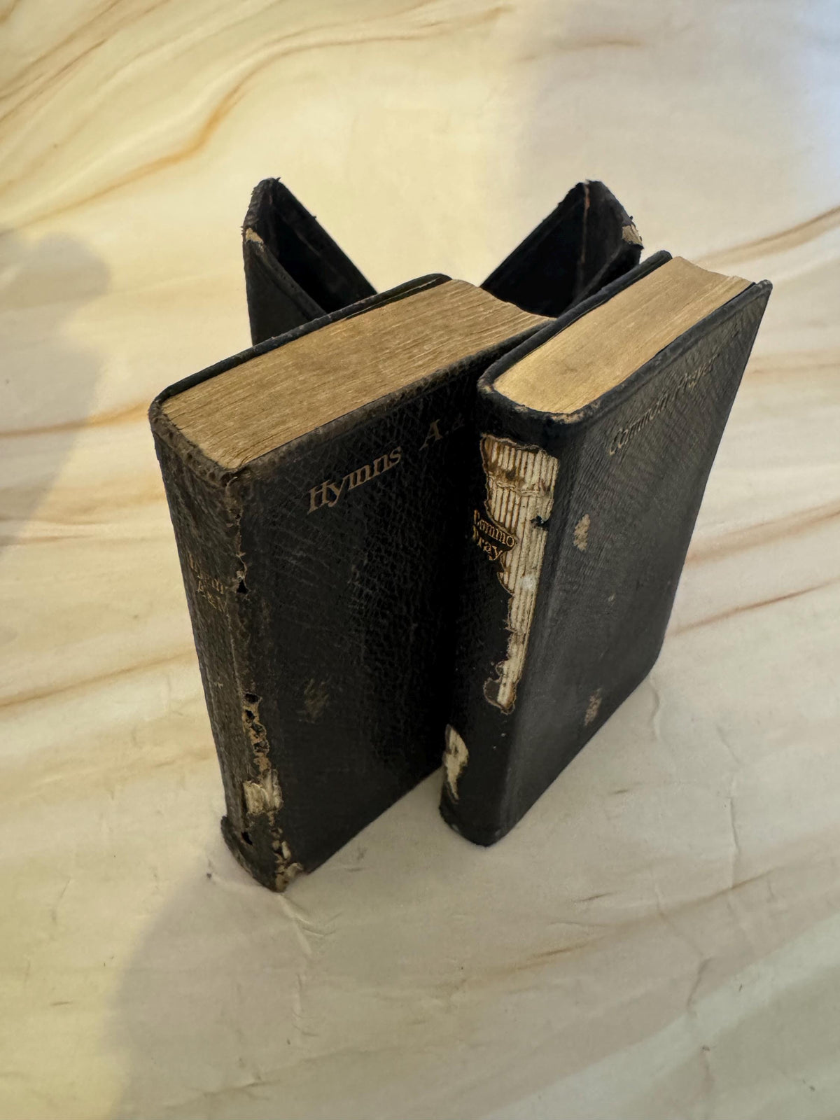 Antique Common Prayer and Hymns A&M Book Set c1900s Cambridge University Press - Ref X681