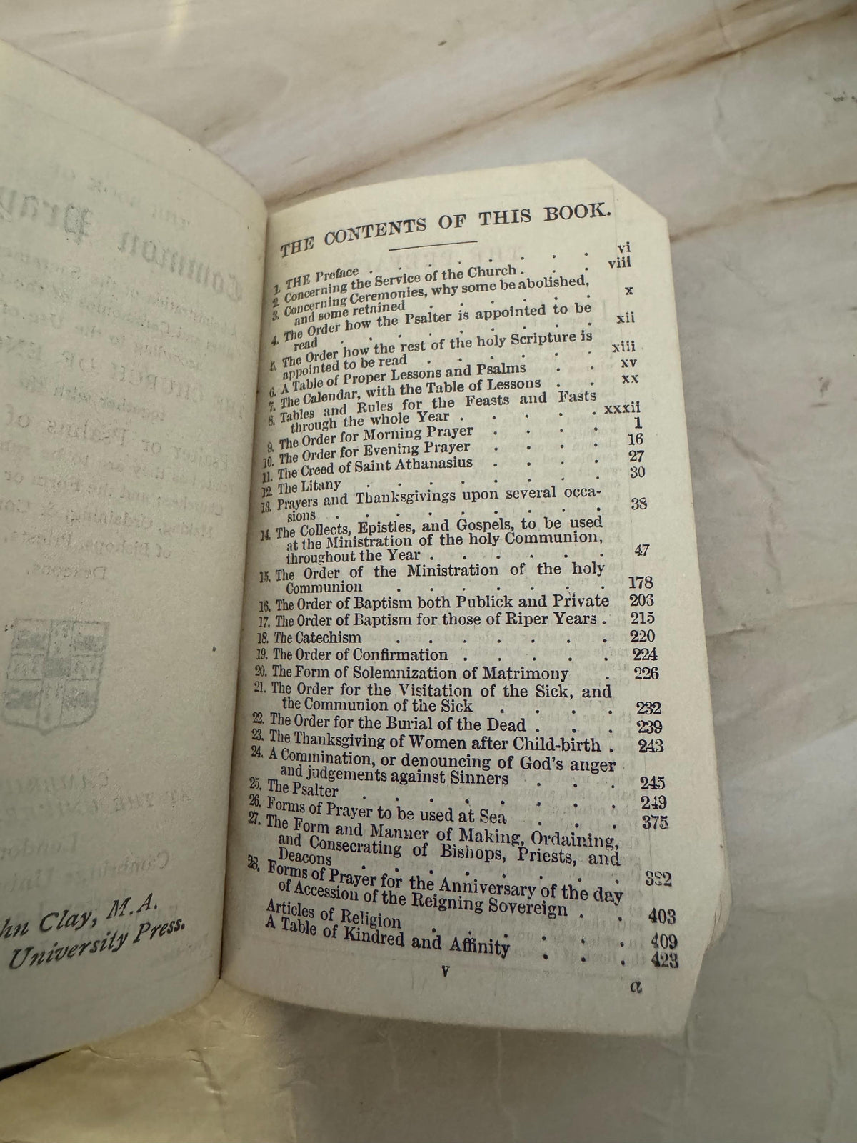 Antique Common Prayer and Hymns A&M Book Set c1900s Cambridge University Press - Ref X681