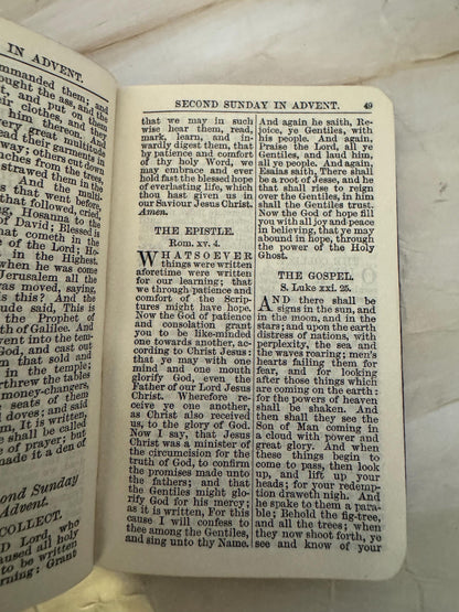 Antique Common Prayer and Hymns A&M Book Set c1900s Cambridge University Press - Ref X681