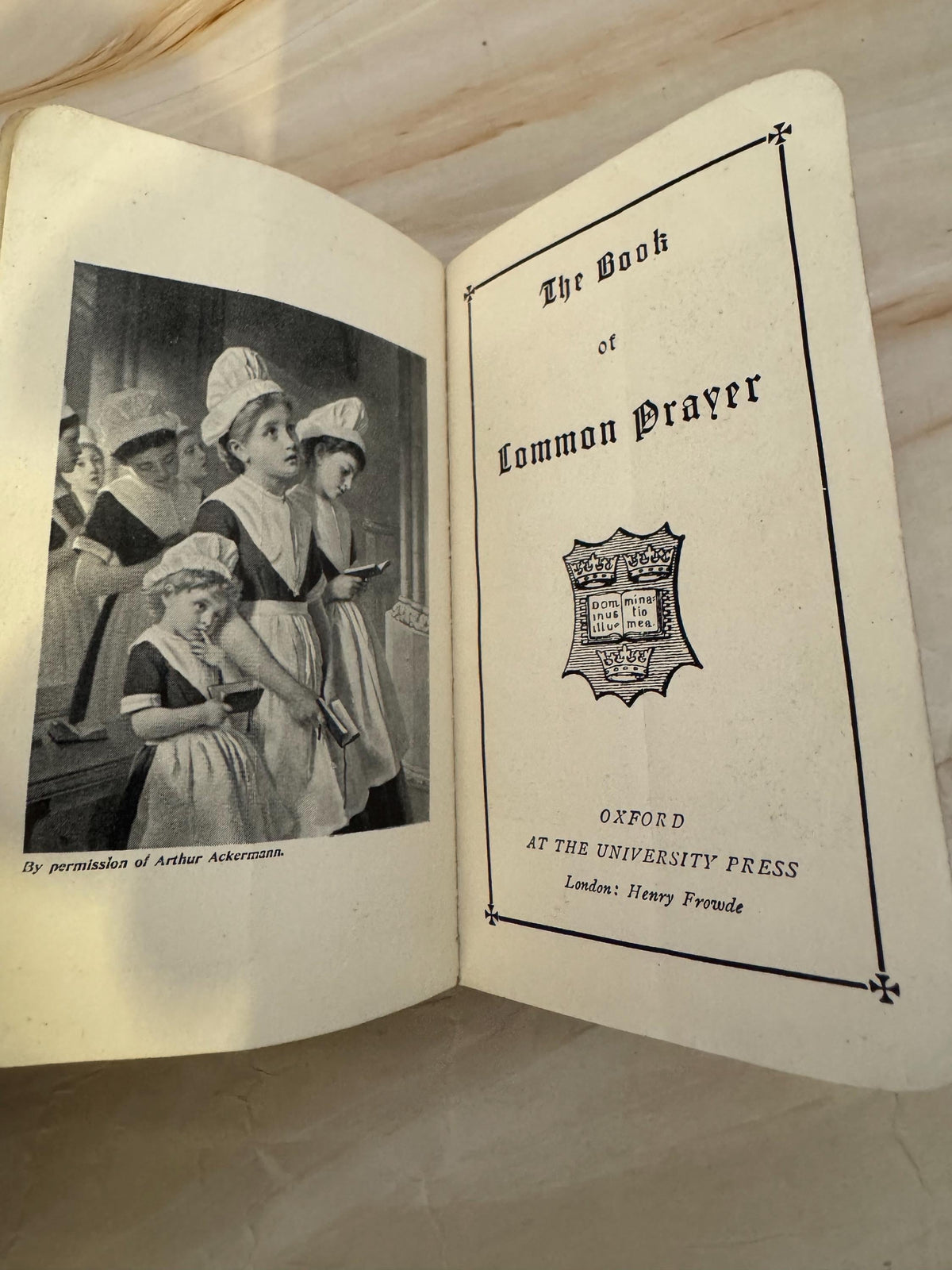 Antique Book of Common Prayer c1900s Oxford University Press Vintage Church Prayer Book - Ref X680