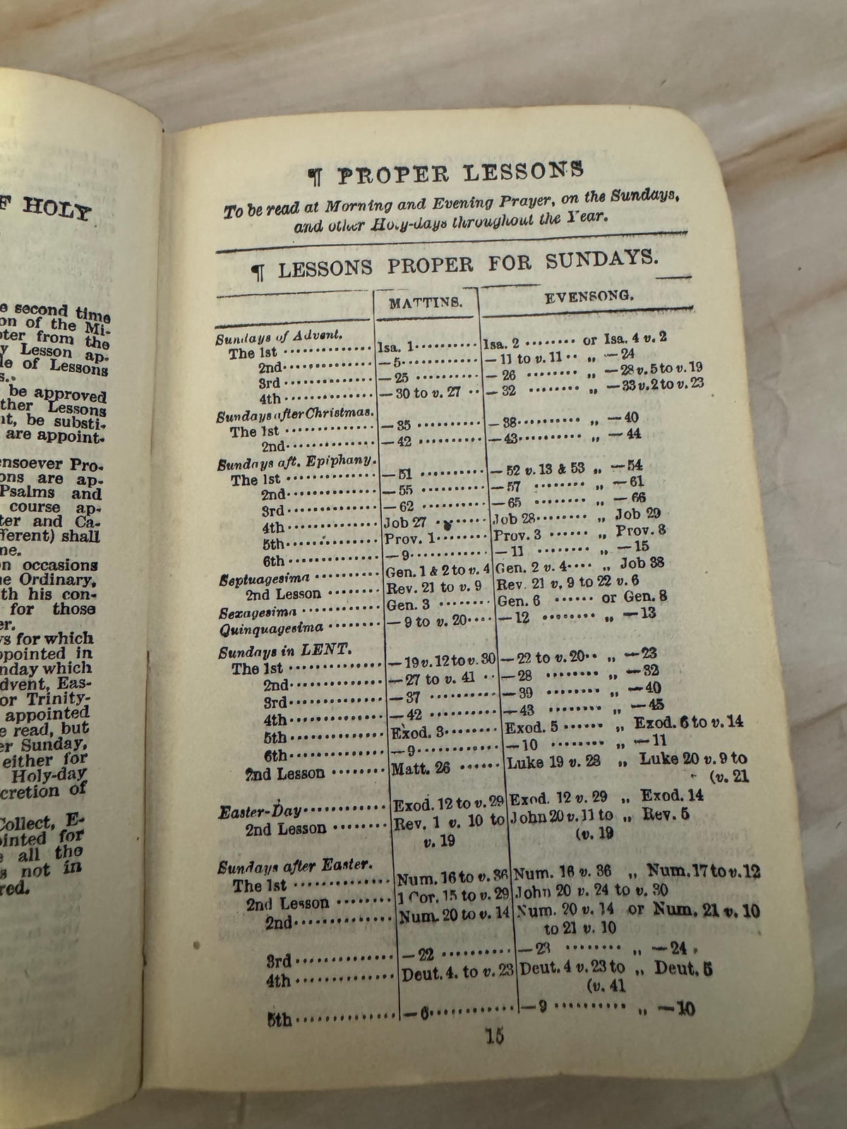 Antique Book of Common Prayer c1900s Oxford University Press Vintage Church Prayer Book - Ref X680