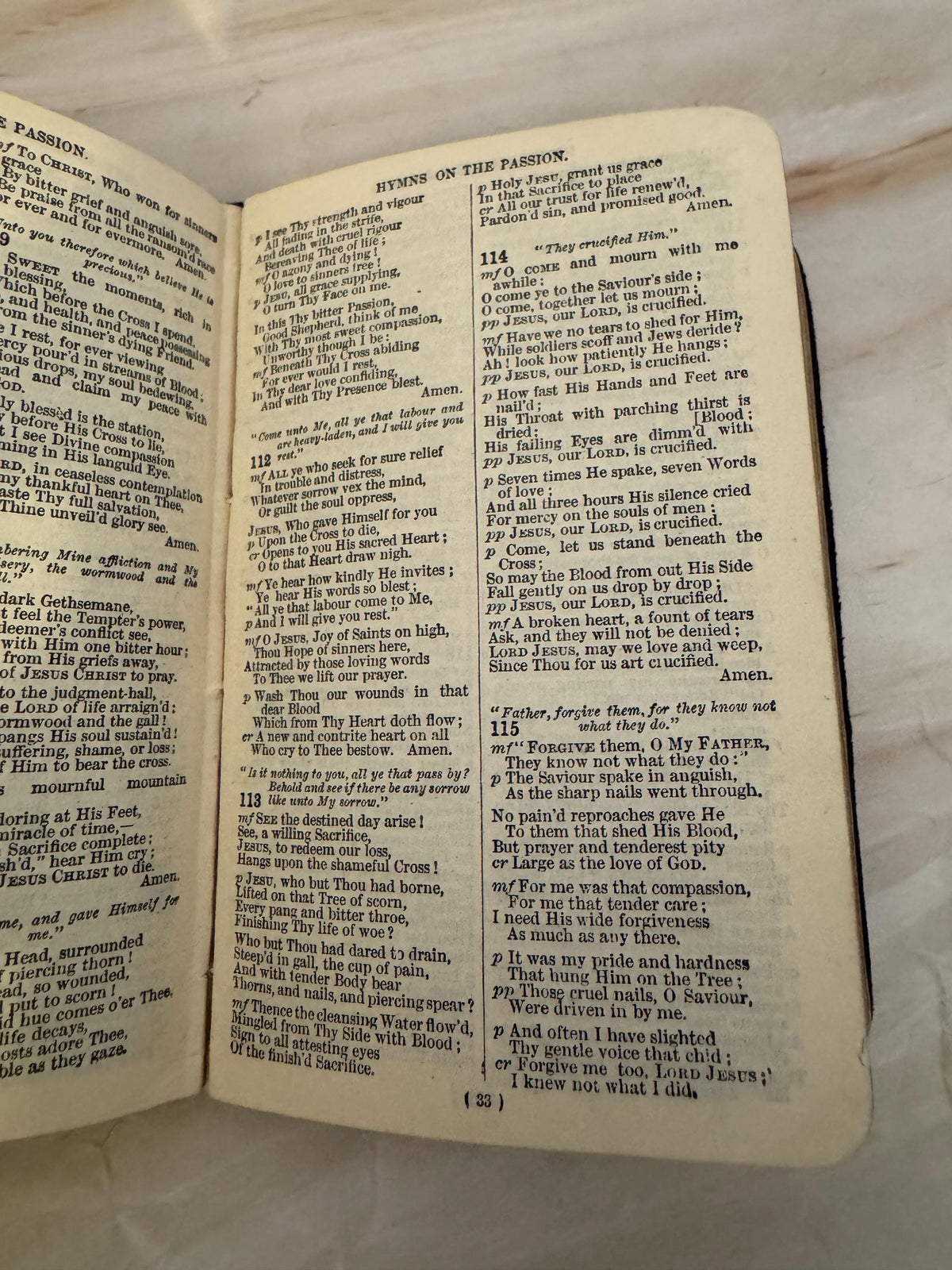 Antique Book of Common Prayer c1900s Oxford University Press Vintage Church Prayer Book - Ref X680