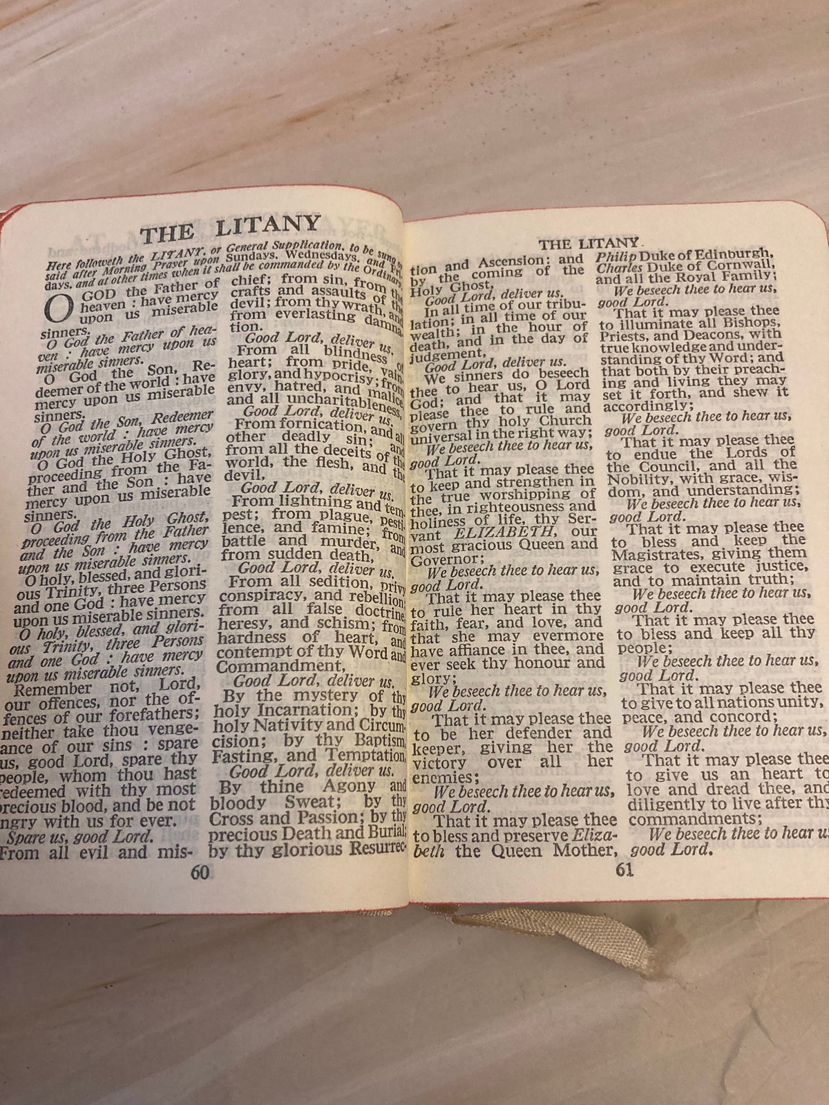 Pocket White Book of Common Prayer with Case Vintage Mini Prayer Book Christian Gift Rare - Ref x308