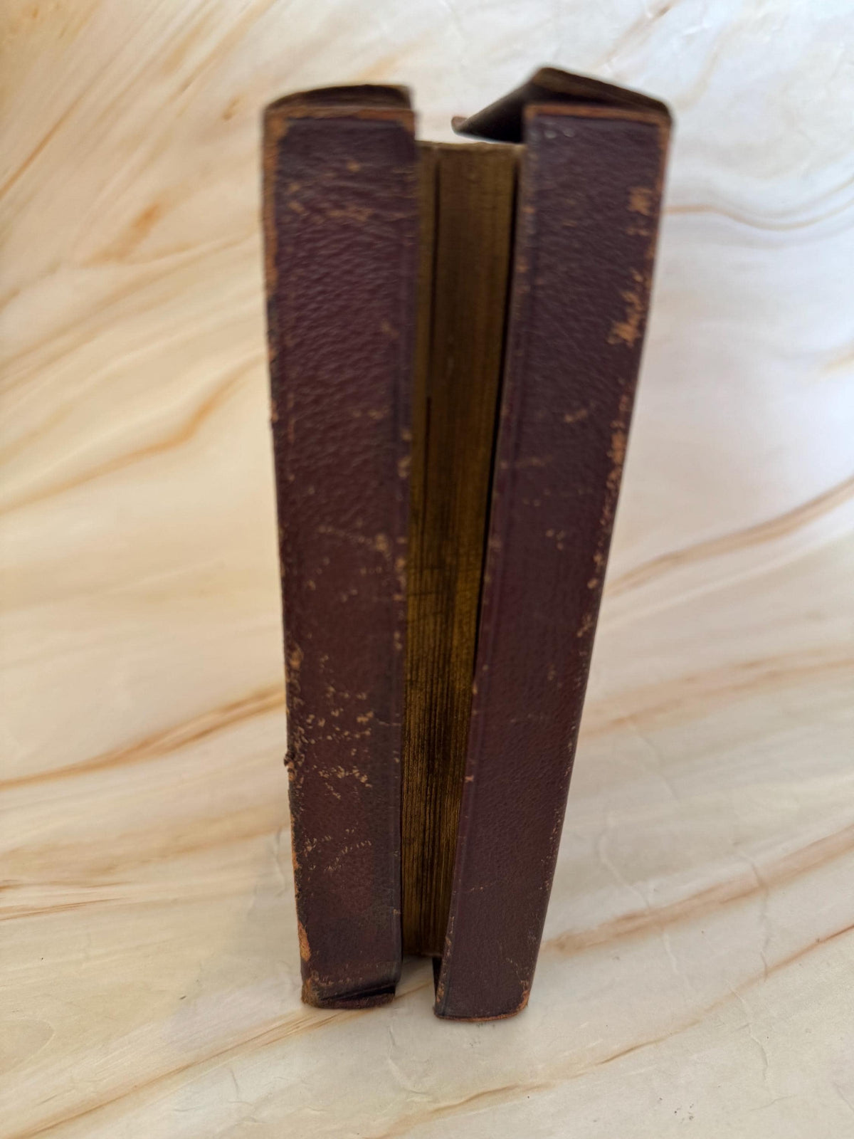 1890s Oxford Holy Bible Antique Yapp Edge Bible Victorian King James Bible Leather Bound - Ref X669