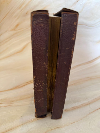 1890s Oxford Holy Bible Antique Yapp Edge Bible Victorian King James Bible Leather Bound - Ref X669