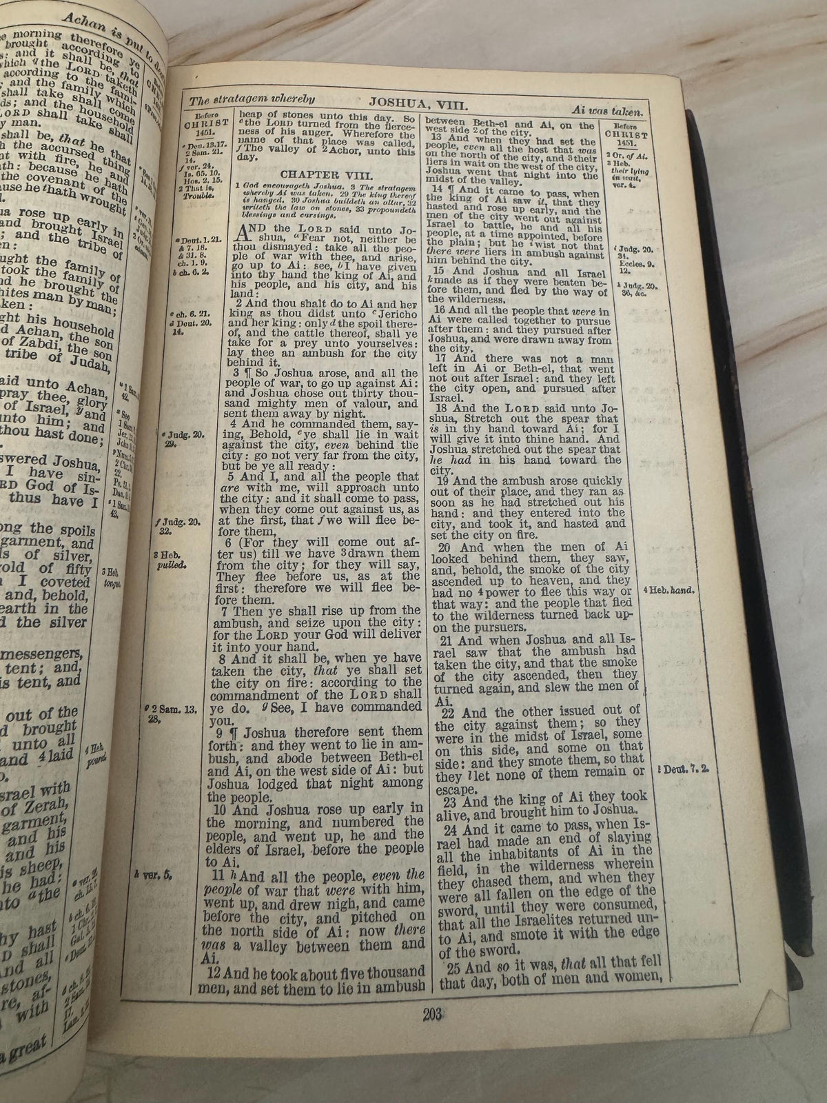 1890s Oxford Holy Bible Antique Yapp Edge Bible Victorian King James Bible Leather Bound - Ref X669