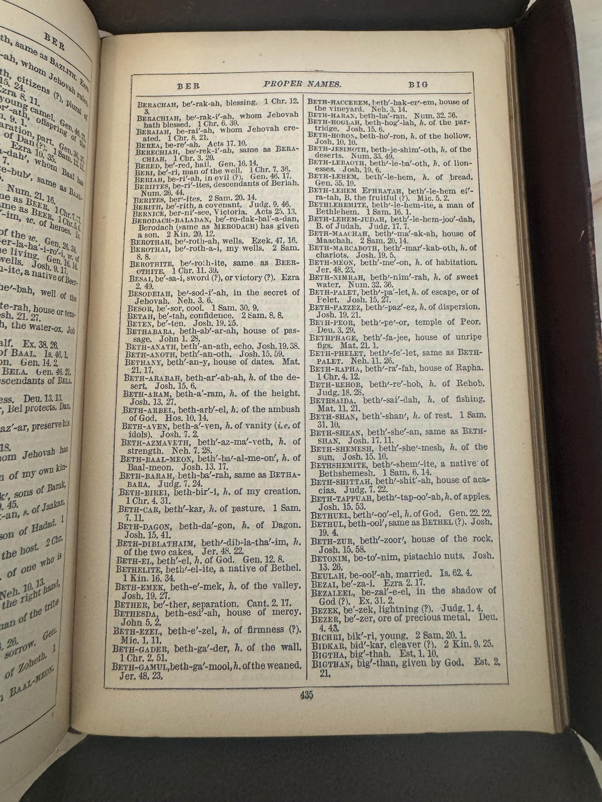 1890s Oxford Holy Bible Antique Yapp Edge Bible Victorian King James Bible Leather Bound - Ref X669