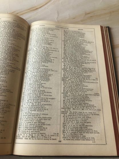 Vintage Oxford Bible Study Book - (Ref x439)
